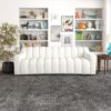 Marcus - Luxury Tight Back Boucle Couch - Cream / Creamy White / Ivory - Image 10