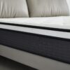10" King Hybrid Mattress A Box, Pillow Top Bed Cushion With Breathable And Hypoallergenic Design, Medium Firm For Lumbar Support - White / Gray - Image 5