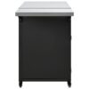 Versatile Outdoor Cabinet With Folding & Expandable Work Surfaces, Ample Storage Space, And Lockable Wheels - Matte Black - Image 20