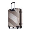 3 Piece Luggage Sets Lightweight Suitcase With Two Hooks, Spinner Wheels, (20/24/28) - Gold - Image 15