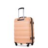 Expandable 3 Piece Luggage Sets Pc Lightweight & Durable Suitcase With Two Hooks, Spinner Wheels, Tsa Lock, (21/25/29) - Peach - Image 16