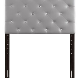 Twin Stylish Casual Headboard - Light Gray