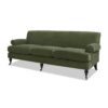 Alana Lawson - Three Cushion Tightback Sofa - Olive Green - Image 6