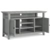Amherst - TV Media Stand - Fog Gray - Image 2