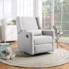 Pronto - Swivel Glider Recliner With Pillow - Blanco - Image 7