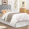 Twin Stylish Casual Headboard - Light Gray - Image 6