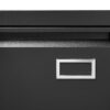 2 Drawer Metal Lateral File Cabinet With Lock, Office Vertical Files Cabinet For Home Office, Locking Metal File Cabinet - Black - Image 10