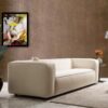 Marshall - Modern Boucle Sofa - Cream / White - Image 12