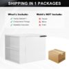 Modern 24" Bathroom Vanity, Suitable For Small Bathroom Spaces - White Oak - Image 8