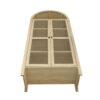 Tall Arched Kitchen Pantry, Modern Farmhouse Wood Kitchen Storage Cabinets, Arched Storage Display Cabinet With Adjustable Shelves, Versatile Cupboard For Kitchen, Dining Room - Natural - Image 11