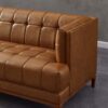 Mara - Tufted Sofa - Cognac / Tan - Image 2