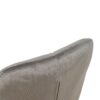 Modern Velvet Fabric Dining Chair With Chrome Legs, Soft And Comfortable, Lift Adjustment, Space Saving - Gray - Image 18