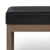 Milltown - Large Ottoman Bench - Midnight Black - Image 3
