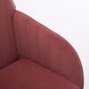 Adjustable Office Chair Ergonomic Swivel Chair - Rose Red - Image 11