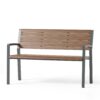 Davos - Bench - Gray / Brown - Image 5
