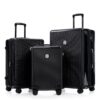 Luggage Sets 3 Piece Hardshell Suitcases With Wheels, Lightweight Expandable Travel Luggage With Tsa Lock, Carry-On, Checked Luggage (20" 24" 28") - Black - Image 5