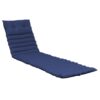 72.83" Outdoor Lounge Chairs (Set of 2), Cushion Replacement Patio Funiture Seat Cushion Chaise Lounge Cushion - Navy Blue - Image 8