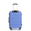 Hardshell Suitcase Spinner Wheels Pp Luggage Sets Lightweight Durable Suitcase With Tsa Lock, 3 Piece Set (20/24/28) - Purplish Blue - Image 5