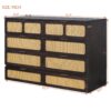 Queen Murphy Bed With Large Drawers - Espresso - Image 18