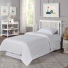 Connelly - Mini Crib With Mattress Pad - White, Rockport Gray - Image 4