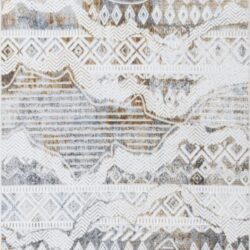 Legacy - 2'7" X 7' Area Rug - Multi / White