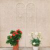 2 Pack Garden Metal Trellis Rustproof Trellis For Climbing Plants Outdoor Flower Support - Cream White - Image 2