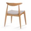 Candescent - Dining Chair With Curved Back And Wood Frame (Set of 2) - Beige - Image 6