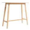 Bar Height Dining Table With Splayed Legs And Elongated Rectangular Top - Natural - Image 4