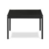 Della - 3-Piece Solid Wood Kids Table & Two Chair Set - Black - Image 3