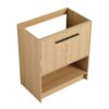 Modern 30" Bathroom Vanity With Ceramic Sink, Freestanding Cabinet, 2 Soft Closing Doors - Oak - Image 18
