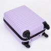 20" Carry On Luggage Lightweight Suitcase, Spinner Wheels - Lavender Purple - Image 12