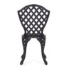 Bono Metal Bistro Set - Black - Image 17