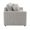 Connie - Boucle Sleeper Sectional Sofa With 2 Toss Pillows - Beige - Image 6