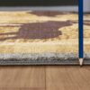 Nature's Nest - 5'3" X 7'3" Lodge Area Rug - Multi, Blue - Image 3