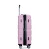 Luggage Set Of 5 Pieces, Expandable Hard Pc Luggage Set With Tsa Lock For Rotating Wheels, Lightweight Rolling Luggage - Pink - Image 13