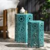 Eliana - Stylish Side Table - Teal - Image 7