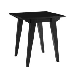 Japandi - Minimal Solid Wood Side Table - Black