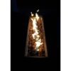 Outdoor Fire Pit Table With Lid Durable Construction - Black - Image 4