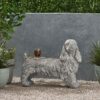 Cocker Spaniel Dog Statue - Gray - Image 4
