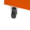 Rolling Tool Chest, 5 Drawer Tool Box Organizer With Lockable Wheels & Sliding Drawers & Detachable Top & Adjustable Shelf, Tool Storage Cabinet For Garage Workshop - Orange - Image 16