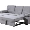 Kipling - Reversible Sleeper Sectional Sofa Chaise - Gray - Image 5