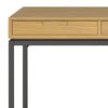 Banting - Mid Century Wide Desk - Oak Veneer - Image 9