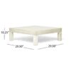 Brava - X Back 2 Seater Sectional Loveseat With Coffee Table - Light Gray - Image 15