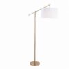 Casper - Contemporary Floor Lamp - Gold / Off White - Image 2