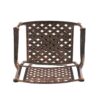 Cast Aluminum Swivel Bar Stool With Footrest - Copper - Image 8