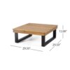 Sebastian - Corner Chair, Coffee Table - Beige - Image 2