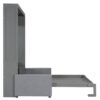 Queen Size Murphy Wall Bed With Cushion - Gray - Image 6