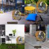3 Speed Heavy Duty Metal Industrial Drum Fan, Air Circulation - Yellow - Image 5