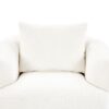 360° Swivel Barrel Sofa Chair With Throw Pillow, Chenille Upholstered Accent Chair - Beige - Image 19