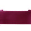 Heibero Loveseat - With 2 Pillows - Burgundy - Image 4